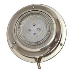 Plafonniere opbouw RVS 110MM  LED