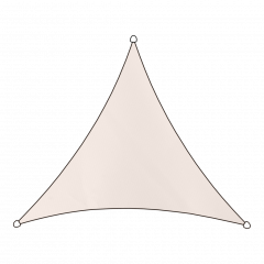 Schaduwdoek waterafstotend driehoek 3.6m