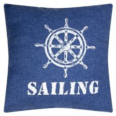 Bootkussen Denim-style "Sailing" 40x40cm