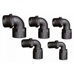 Trudesign Verbinder binnen- en buitendraad 90° bi x bu,