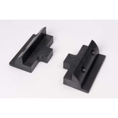 Tussenblokken zwart t.b.v. harde zonnepaneel (2 stuks)