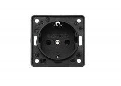 Berker-contactdoos-2-polig-aarde-Antraciet