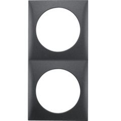 Berker-afdekraam-twee-voudig-Antraciet