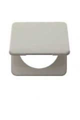 Berker-afdekraam-met-klep-Pool-Wit