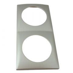 Berker-afdekraam-tweevoudig-Pool-Wit