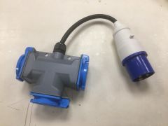 Verdeelstekker-euro-3x-contastekker