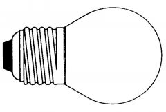 Gloeilamp-24V-15W-E27-kogel-mat