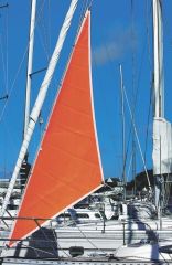 Stormfok sterk Fluoriserend 5 m² Voor schepen < 12Mtr (38ft)