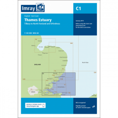 imray-zeekaart-c1-thames-estuary-aanloop-thames-gedetailleerde-waterkaart