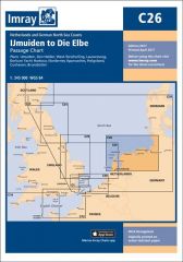 zeekaart-imray-c26-ijmuiden-tot-elbe-gedetailleerde-waterkaart-noord-nederland-duitsland