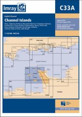 zeekaart-Imray-C33A-Channel-Islands-westkust-cherbourg-waterkaart-gedetailleerd