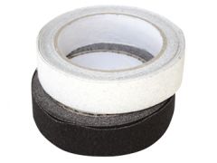 Anti-slip tape 25mm x 5m wit grof
