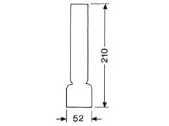 Lampenglas 14 ligne 210mm 