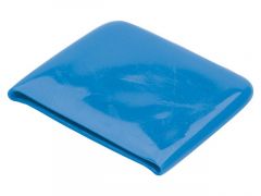 Eindstuk voor zeillat blauw 25mm