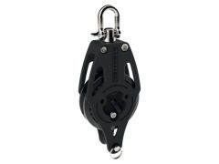 29901665bk Lewmar Enkelschijfsblok met Ratel, Hondsvot en Harpsluiting 60mm control
