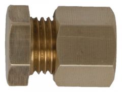 Eindstop met knelkoppeling 8mm