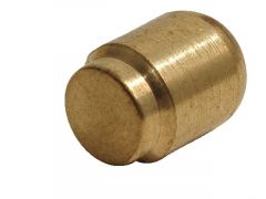 Eindstop messing voor 8mm knelkoppeling