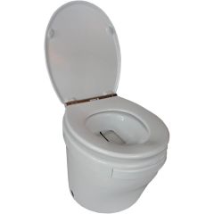 Ecosave Maxi droogtoilet met urinetank, slangafvoer en pomp