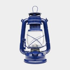 Olielamp, stormlantaarn blauw ijzer