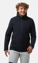 Crazy4sailing-Bering-Fleece-jacket-Stone-zwart-navyUni-fleecejas-fleece-onderkleding