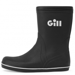 Gill-Korte-zeillaars-Short-Cruising-Boot-917-Zwart-rubber-laars
