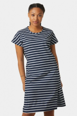 Zomerjurkje Dames. Helly Hansen Thalia Summer Dress 2.0 Navy Stripe 34346