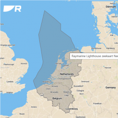 Zeekaart Raymarine LightHouse preloaded Charts Belgium and Nederland  R70794-NED