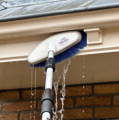ProFa Clean uitschuifbare waterdoorlatende steel 4.2 Mtr- met bostel