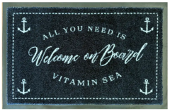 Welcome Vitamin Sea deurmat 75x50