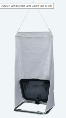 Windscoop voor dekluik 50CM