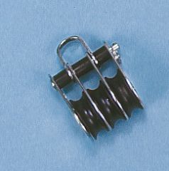 seasure-drieschijfs-blok-met-oog-25mm-schijf