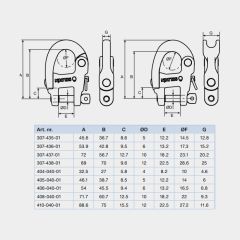 Snap Shackle Selden type 50
