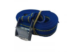 Spanband met gesp, 2m. x 25mm Blauw