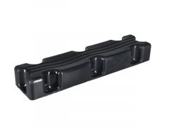 Steigerfender zwart, ½ of 1 meter