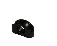 Geleideoog 17 mm kunststof zwart