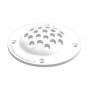 Zeefje voor buitenboord doorvoer rond, 1¼", wit