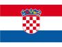 Kroatische vlag 20x30