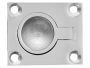 Luikring rvs flush  48x38mm