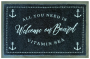Welcome Vitamin Sea deurmat 75x50