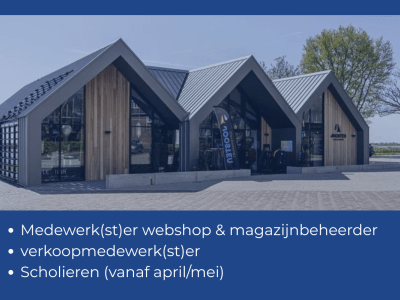 Gezocht: teamversterking!